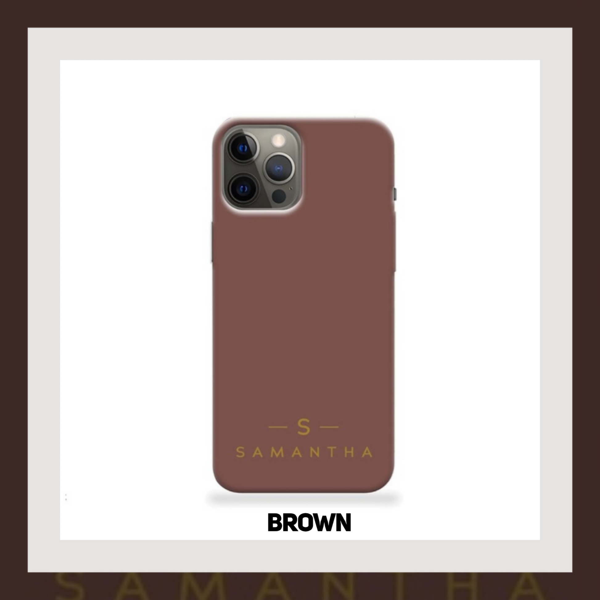 Personalised Name With Initial For iPhone