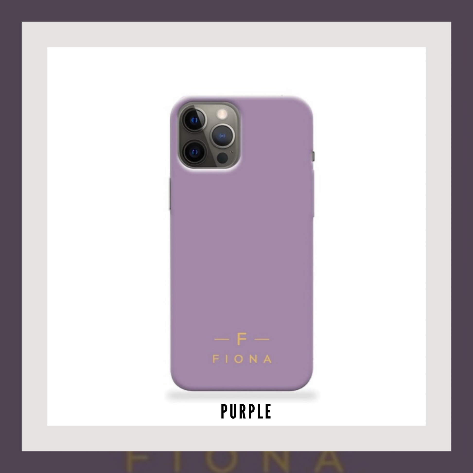 Personalised Name With Initial For iPhone