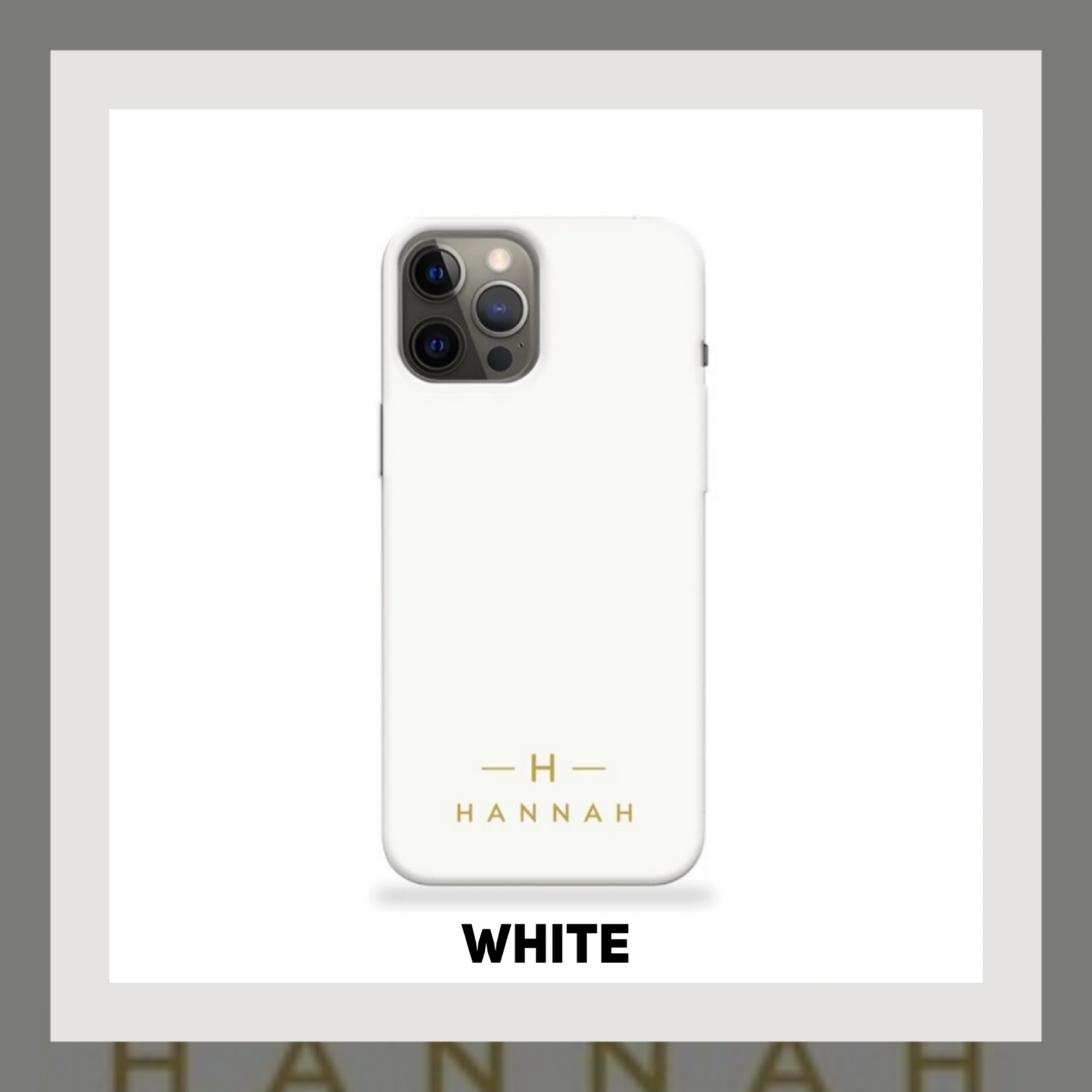 Personalised Name With Initial For iPhone