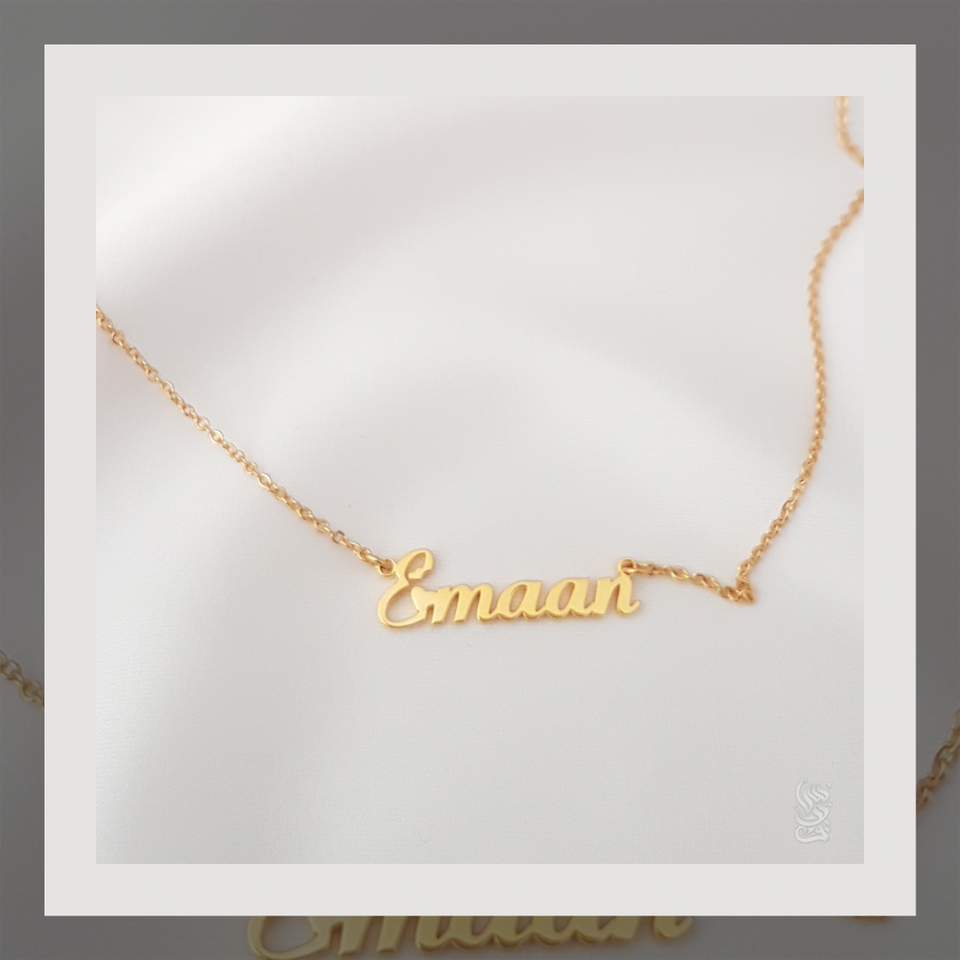 Personalise name with heart shapes