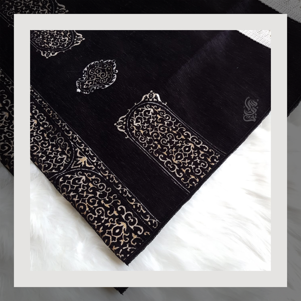 Kiswah Kabah Inspired Prayer Mat